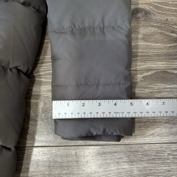 Ralph Lauren Polo Gray Women's M Winter Parka Jacket Duck Down Feather Hooded - Picture 8 of 15